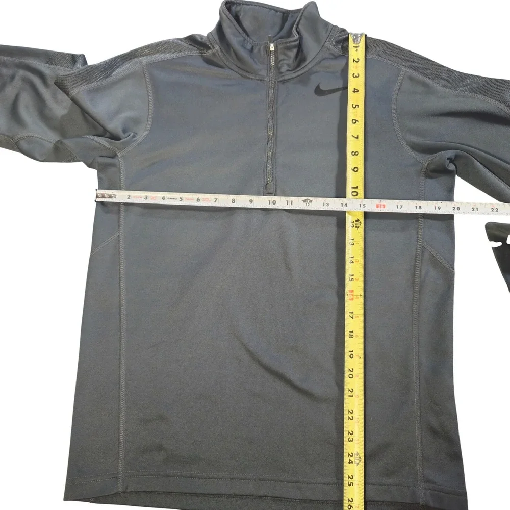 Nike Mens‎ Therma-FIT 1/4 Zip Pullover Gray Training Top Sz L Athletic Golf Run
